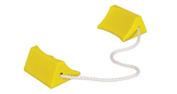 Airplane Chock,2-3/4 In,Urethane,Ylw,PR