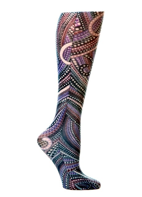 1520 mmHg Denim Dotty Therapeutic Compression Sock  Women