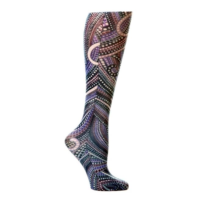 Celeste Stein CMPS-1576 8-15 mmHg Denim Dotty Therapeutic Compression Sock - ...