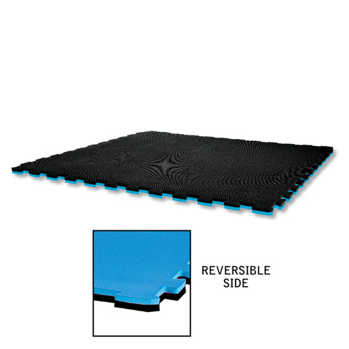 Picture of Century 15292-610 Reversible Puzzle Sport Mat - Blue & Black