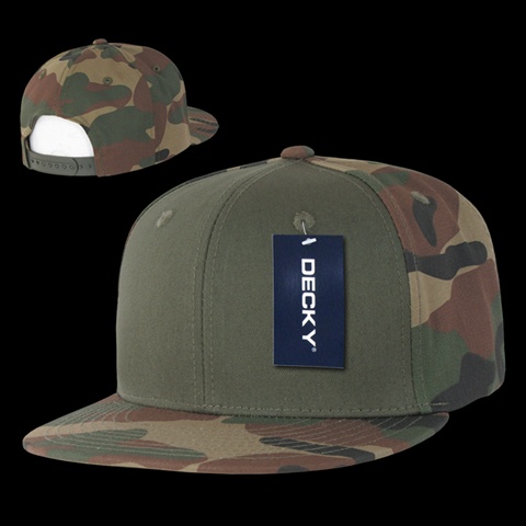 1049-WOW Camo Cotton Snapbacks