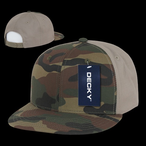 1049-WWK Camo Cotton Snapbacks