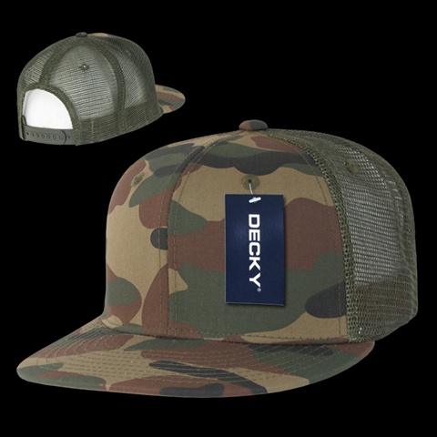Cotton Flat Bill Trucker
