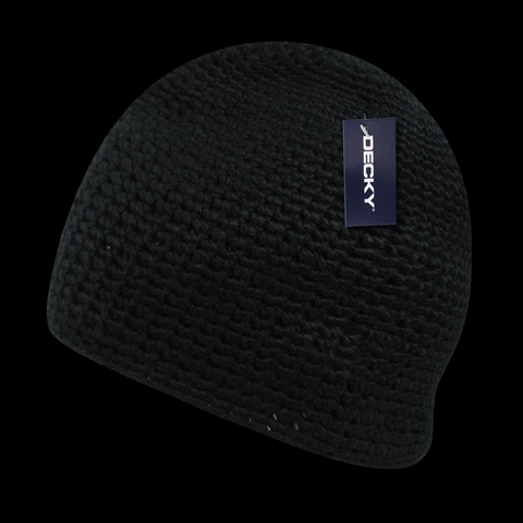 688-BLK Door Mat Beanies- Black