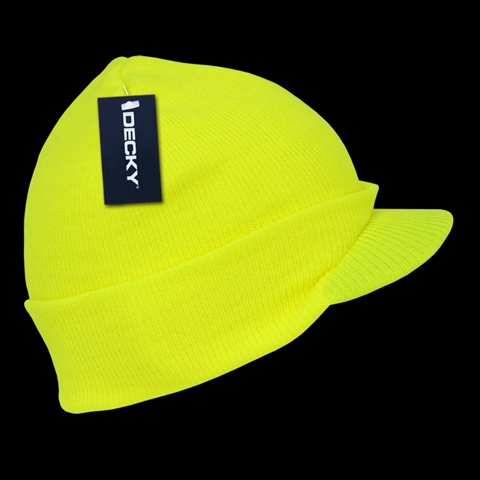 7009-YEL Neon Jeep Caps- Yellow