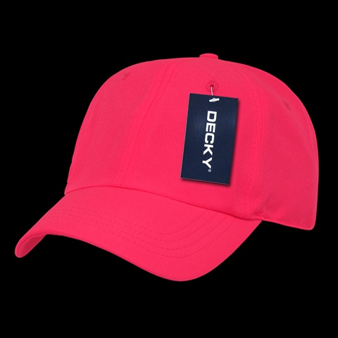 6 Panel Neon Caps- Pink