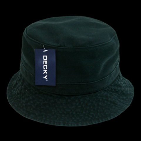 Polo Bucket Hat, Black - Small & Medium