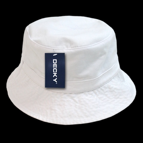 Polo Bucket Hat, White - Large & Extra Large