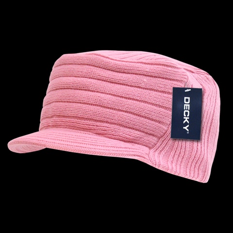 963-PNK Flat Top Jeep Caps- Pink