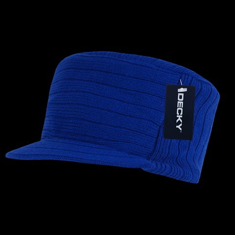963-RYL Flat Top Jeep Caps- Royal