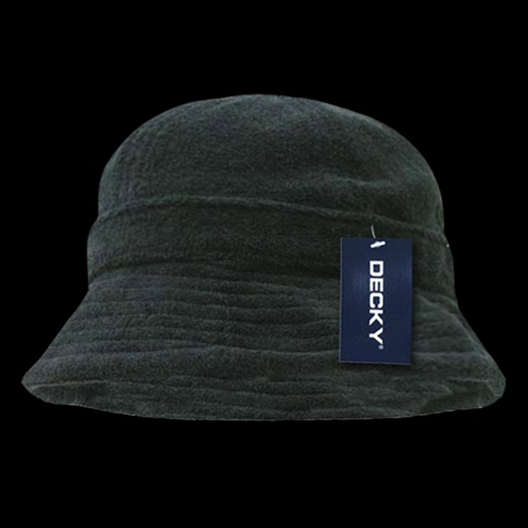 980-BLK Terry Bucket Hats, Black
