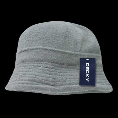 Terry Bucket Hats, Grey