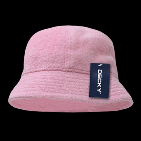 Terry Bucket Hats- Pink