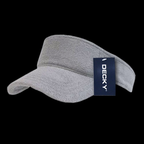 996-GRY Terry Visor- Grey