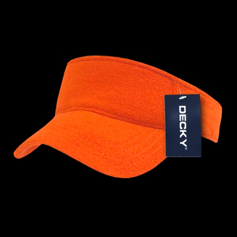 996-ORN Terry Visor- Lt.Orange