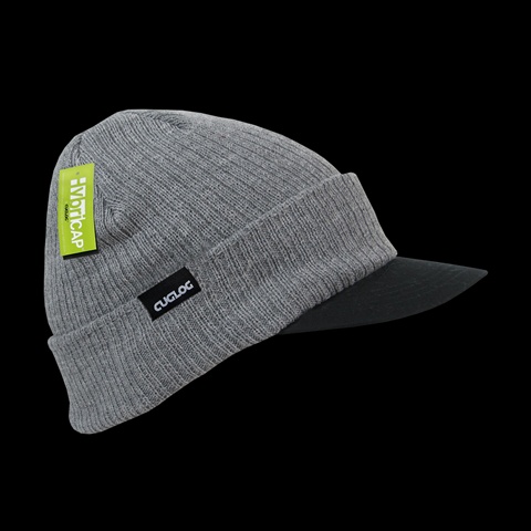 C02-HGYBLK Hybri Cap 2- Heather Grey & Black