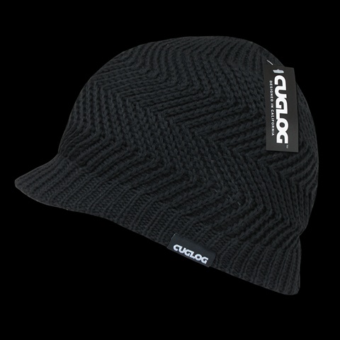 Elbert Zig Zag Pattern Jeep Cap - Black