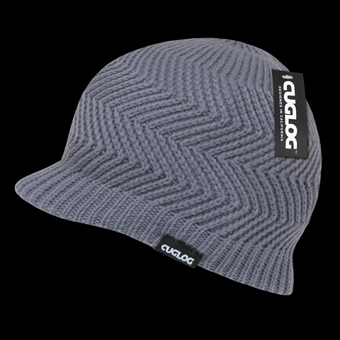 K011-GRY Elbert Zig Zag Pattern Jeep Cap- Grey