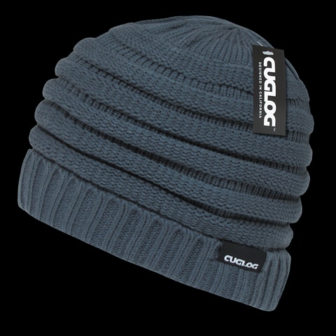 Etna Slouchy Beanie, Charcoal