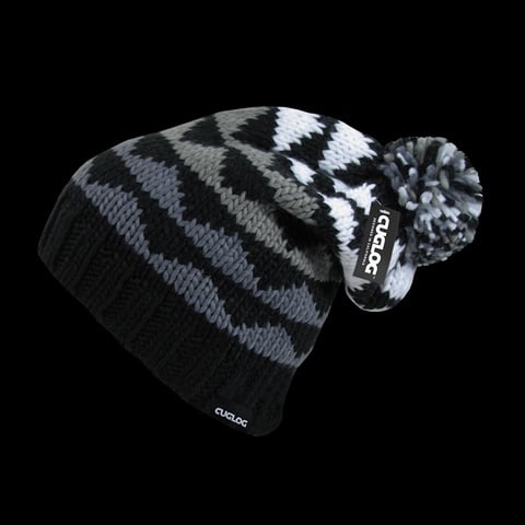 K023-BLKGRY K2 Beanie - Black & Grey