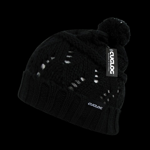 K027-BLK Ben Nevis Beanie - Black