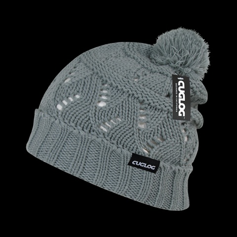 K027-LGY Ben Nevis Beanie - Light Grey