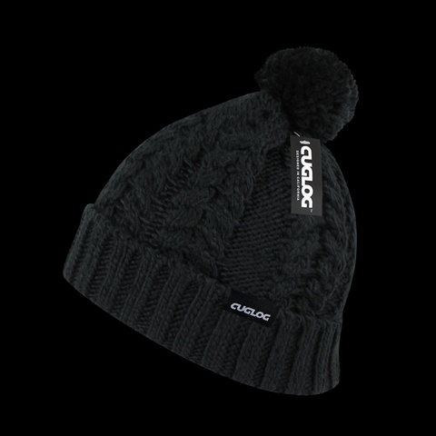 K031-BLK Vesuvius Beanie - Black
