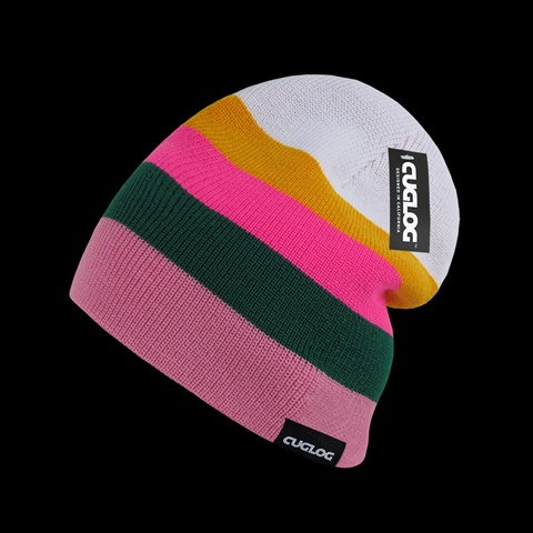 K033-PNKKEL Rushmore Beanie - Pink & Kelly