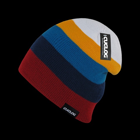 K033-REDNVY Rushmore Beanie - Red & Navy