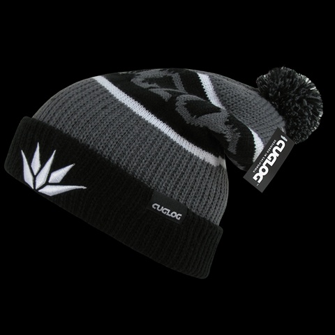 K038-GRYBLK Cotopaxi Beanie - Grey & Black