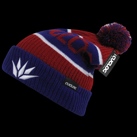 K038-REDBLU Cotopaxi Beanie - Red & Blue