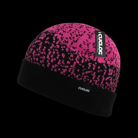 K042-HPK Fuji Beanie - Hot Pink
