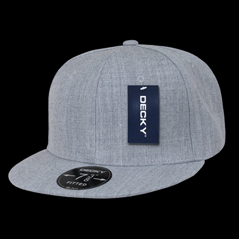 Retro Fitted Caps Heather Grey - 7.25
