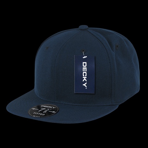 Retro Fitted Cap- Navy- Size 7