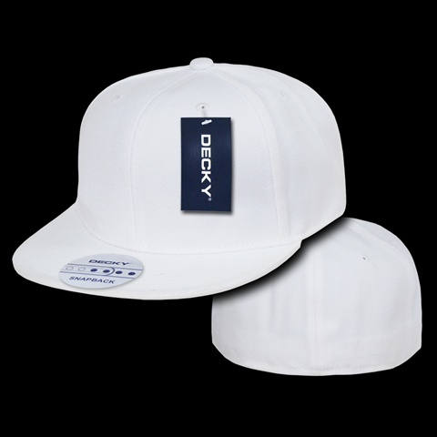 RP1-PL-WHT-22 Retro Fitted Cap- White- Size 6.88