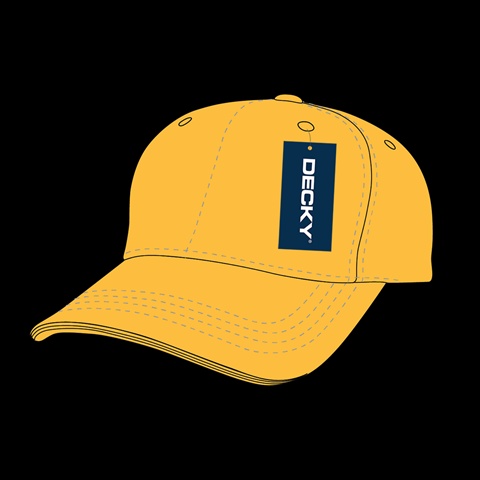 206-GLD Low Crown Pro Baseball Cap- Gold