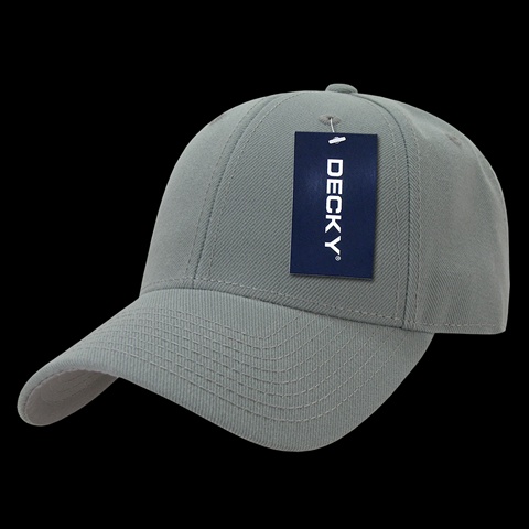 206-GRY Low Crown Pro Baseball Cap- Grey