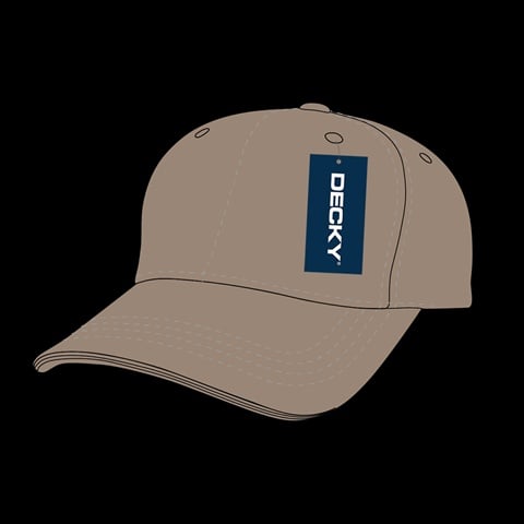 Low Crown Cotton Baseball Cap- Khaki