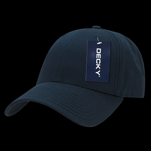 Low Crown Cotton Baseball Cap- Navy