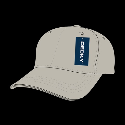 209-STN Low Crown Cotton Baseball Cap- Stone