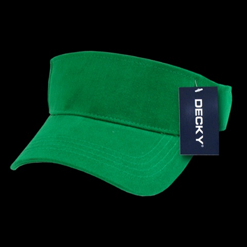 3001-KEL Sports Visor- Kelly Green