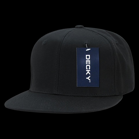 Cotton Snapbacks- Black