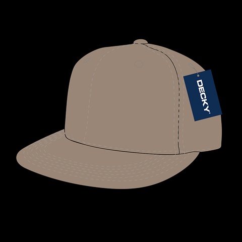 361-KHA Cotton Snapbacks- Khaki