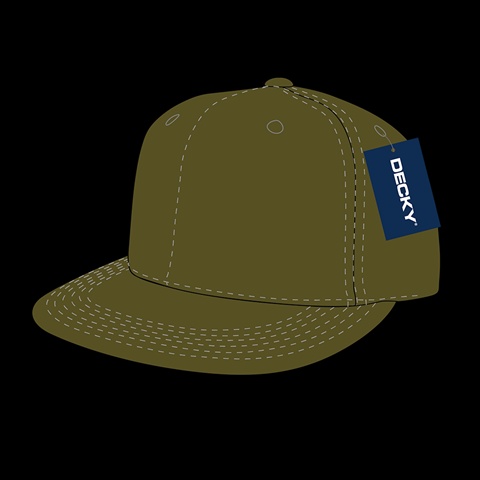 361-OLV Cotton Snapbacks- Olive