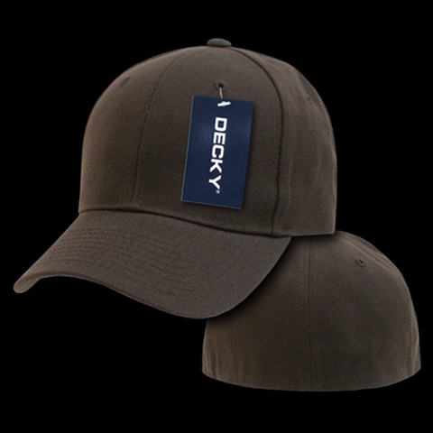 Fitted Cap- Brown- Size - 6.75