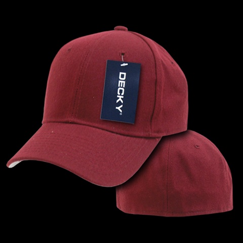 402-PL-MAR-23 Fitted Cap- Maroon- Size - 7