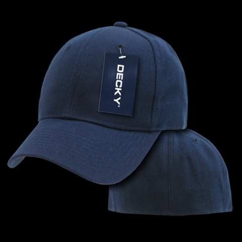 Fitted Cap, Navy - 504, Size - 7.38