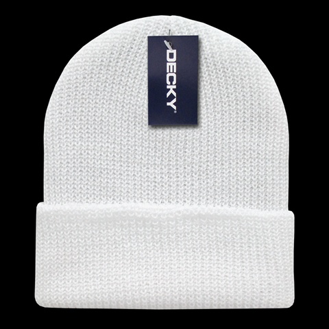 600-WHT GI Watch Caps- White