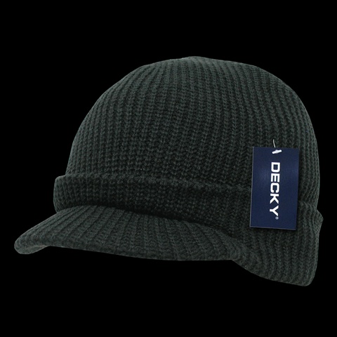 605-BLK GI Jeep Caps- Black