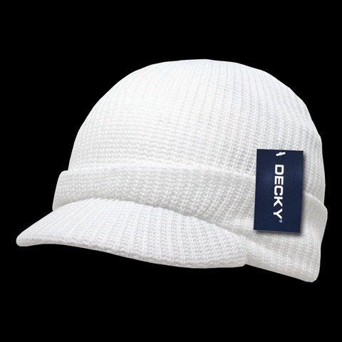 605-WHT GI Jeep Caps- White